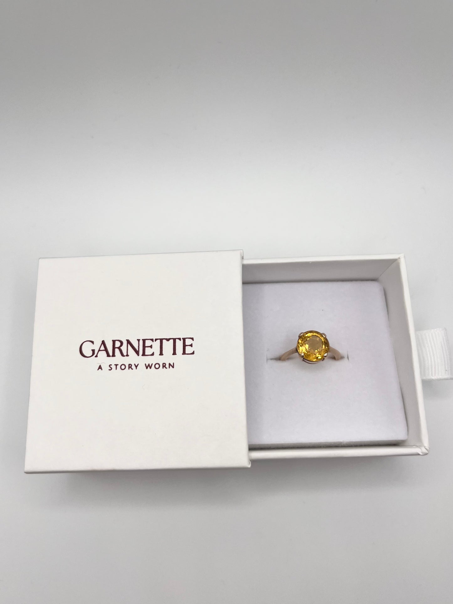 9ct Gold Citrine Ring