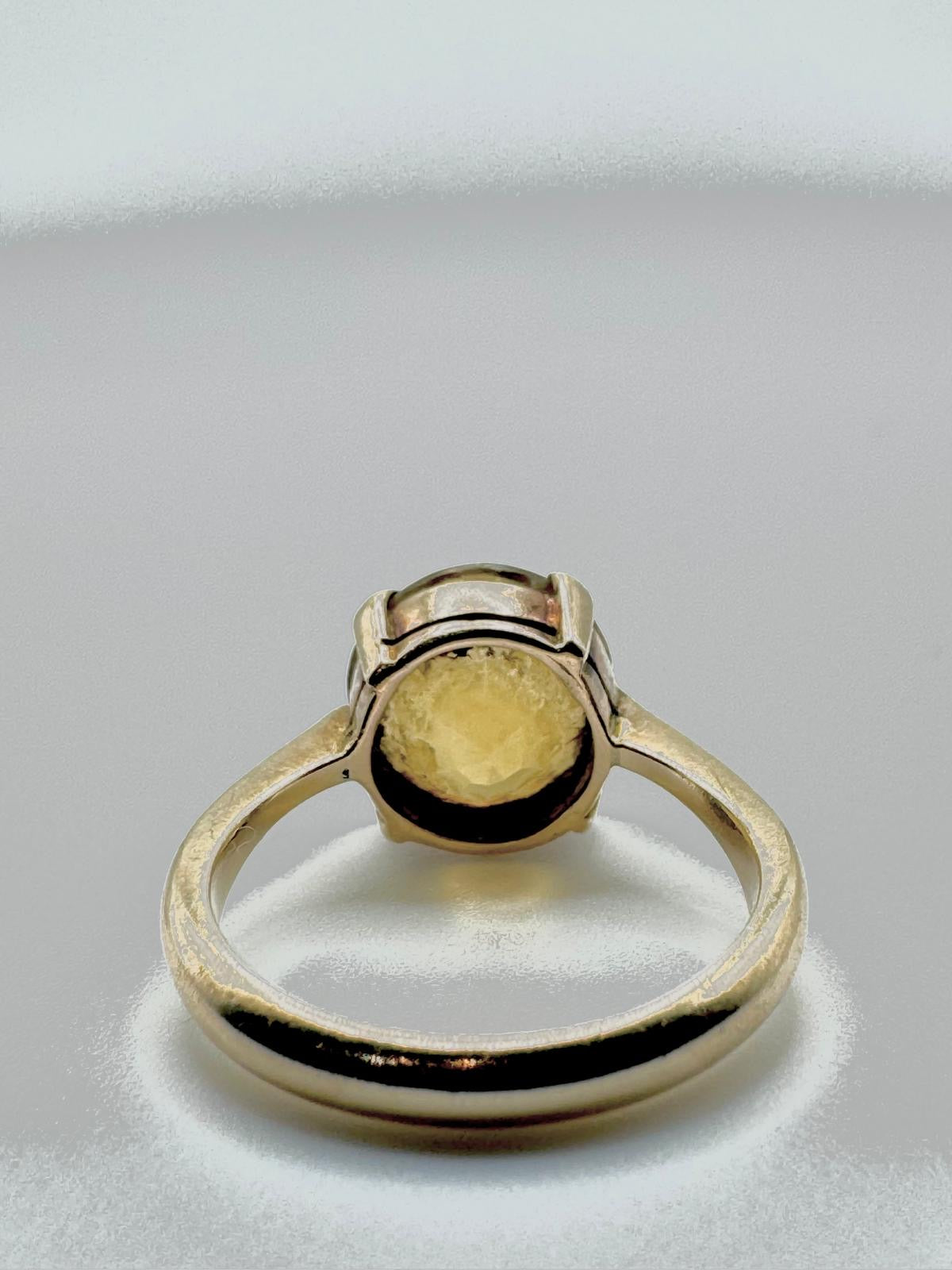 9ct Gold Citrine Ring